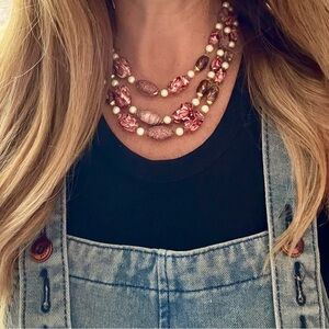 Multi-Strand Bead Necklace
